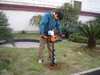 Earth Auger 52cc,Hand push earth auger