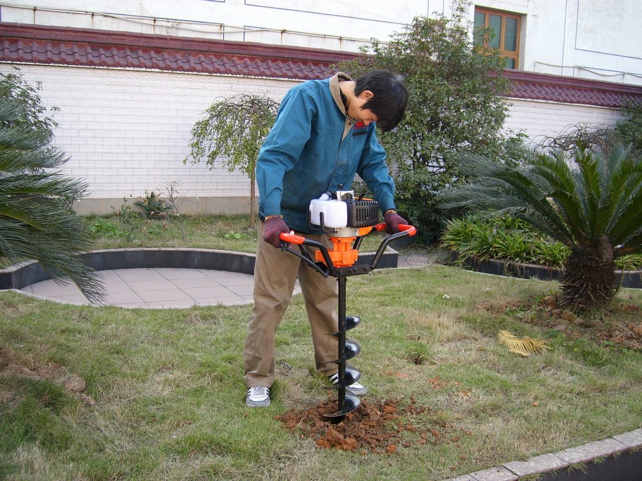 Earth Auger 52cc,Hand push earth auger